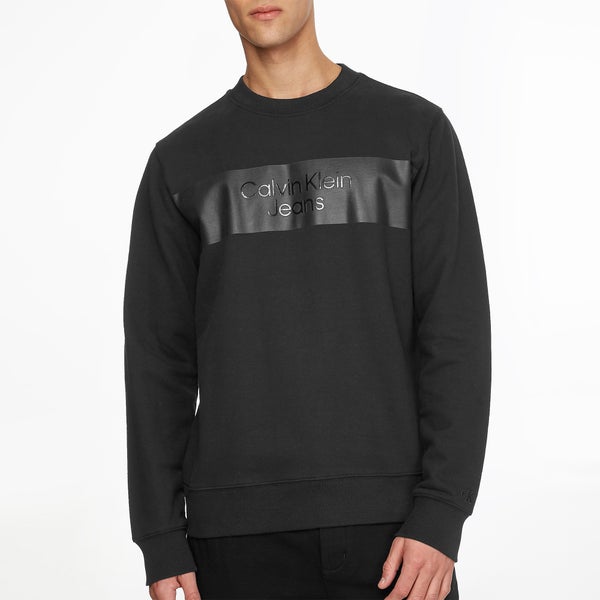Calvin Klein Jeans Logo-Printed Cotton Sweatshirt
