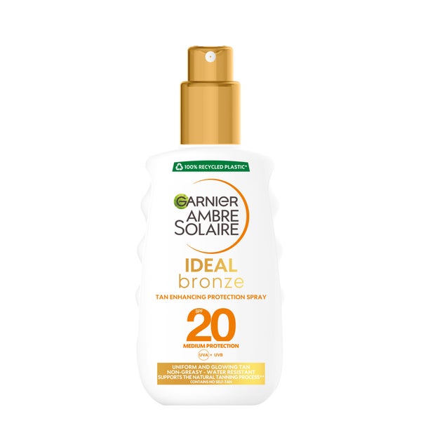Garnier Ambre Solaire Ideal Bronze Protective SPF20 Sun Cream Spray 200ml