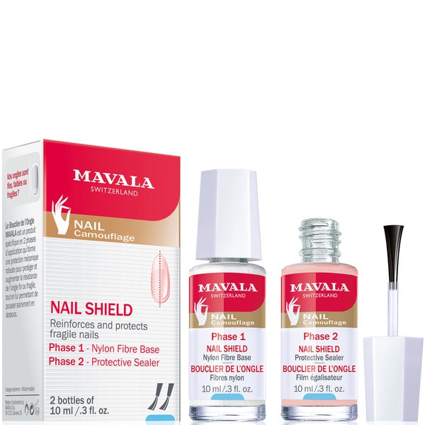 Mavala Nail Shield for Weak Fragile Nails 2 x10ml
