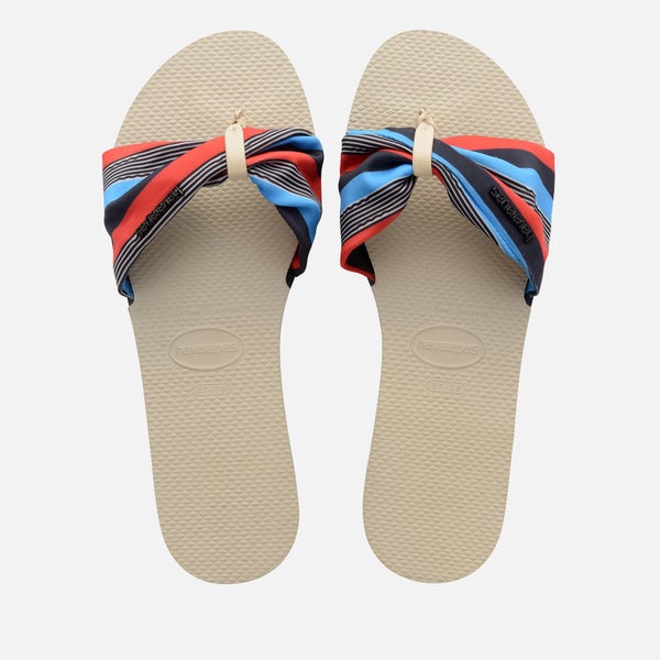 Havaianas Women's Saint Tropez Sandals - Beige/Navy