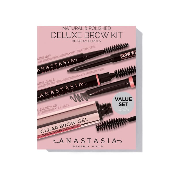 Anastasia Beverly Hills Natural and Polished Deluxe Kit - Dark Brown