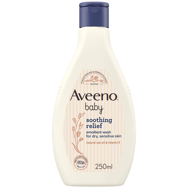 غسول بيبي سوذينغ ريليف المرطب من Aveeno بحجم 250 مل