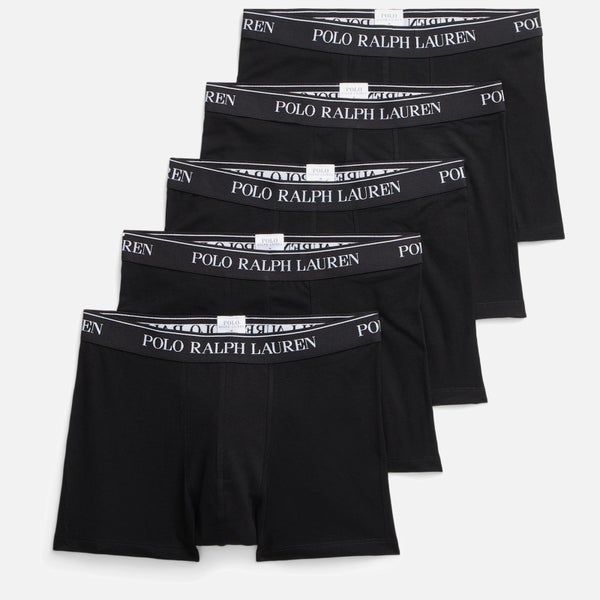 Polo Ralph Lauren Men's Classic 5 Pack Trunks - Black