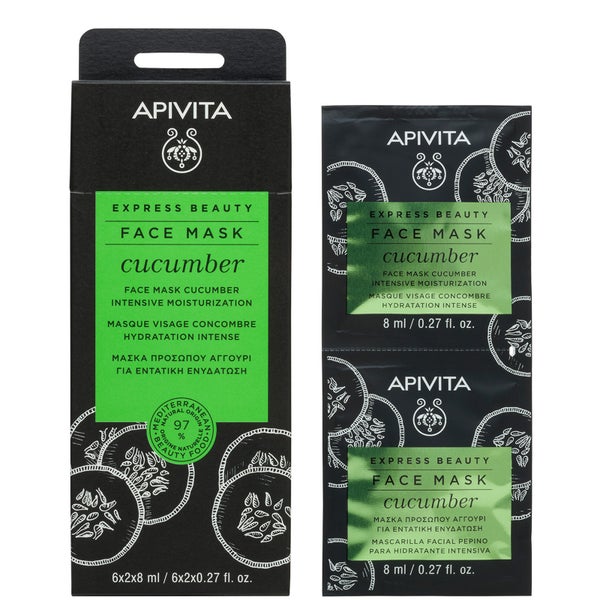 APIVITA Express Beauty Face Mask with Cucumber 12 x 0.27 fl. oz