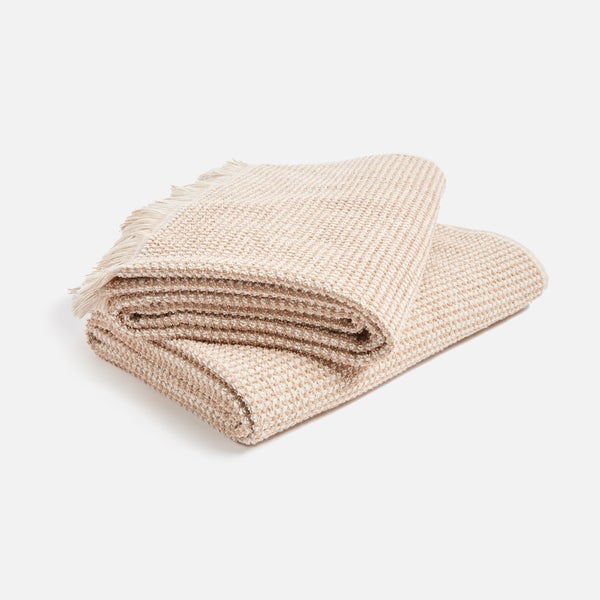 ïn home Recycled and Organic Cotton Bath and Beach Towel - Set of 2 - 70 x 140 - Natural