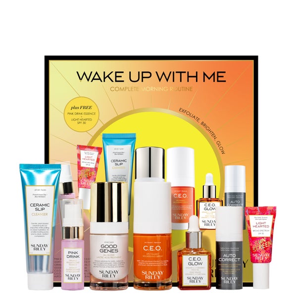 Sunday Riley Wake Up With Me Complete Morning Brightening Routine (Worth $178.00)