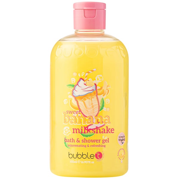 Bubble T Cosmetics Banana Milkshake Bubble Bath 500ml