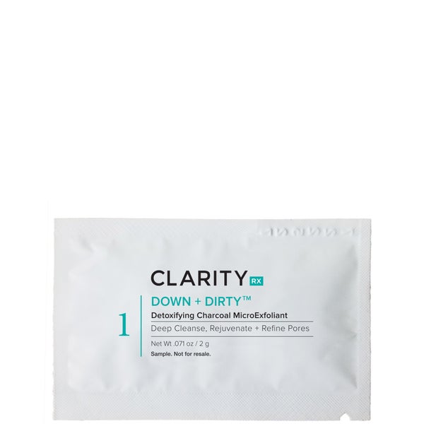 ClarityRx Travel Down and Dirty Detoxifying Charcoal MicroExfoliant 0.5ml