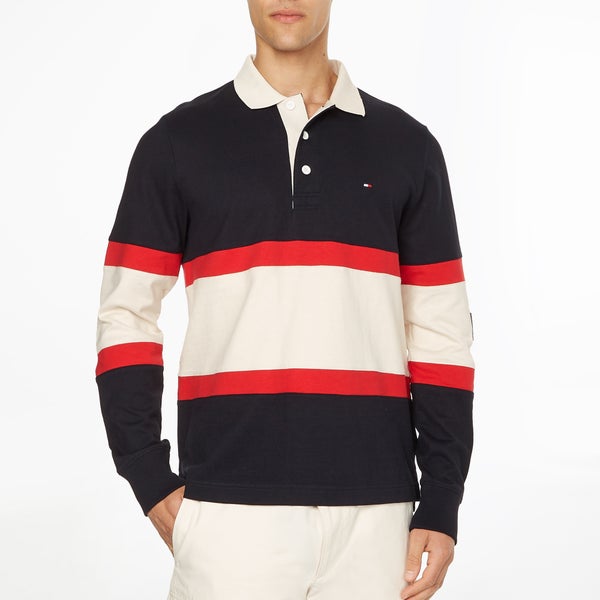 Tommy Hilfiger Striped Cotton Rugby Top