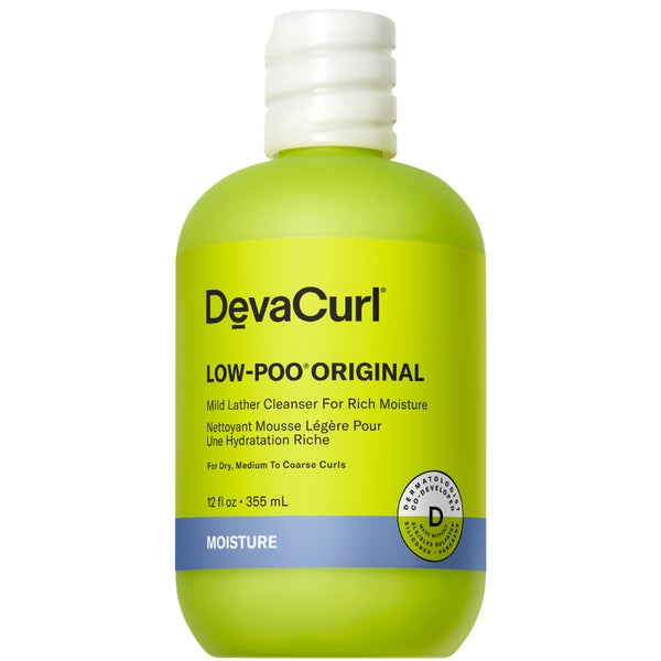 DevaCurl Low-Poo Original Mild Lather Cleanser for Rich Moisture (Various Sizes)