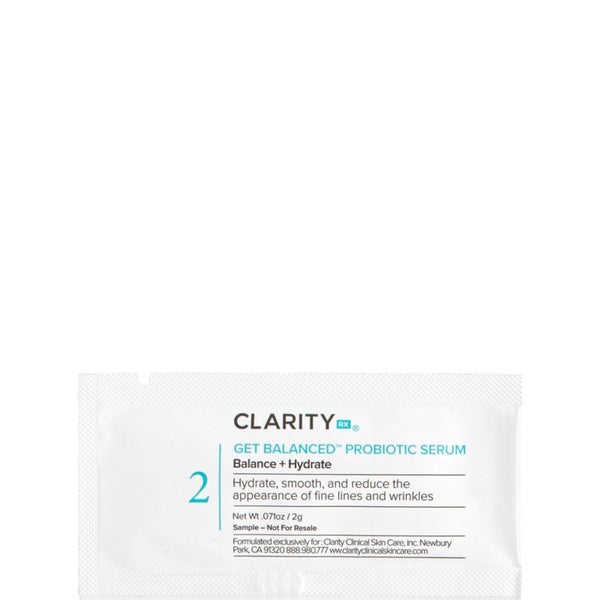 ClarityRx Get Balanced Probiotic Serum Packette 0.68ml (Worth $5.00)
