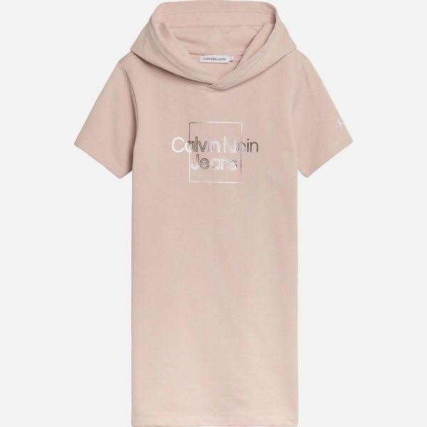 Calvin Klein Girls’ Cotton-Jersey Hoodie Dress