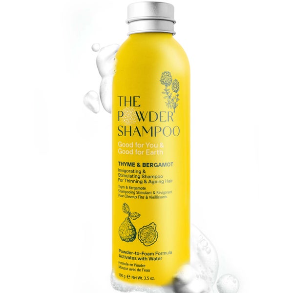 The Powder Shampoo Invigorating & Stimulating Shampoo 100g (Thyme & Bergamot)