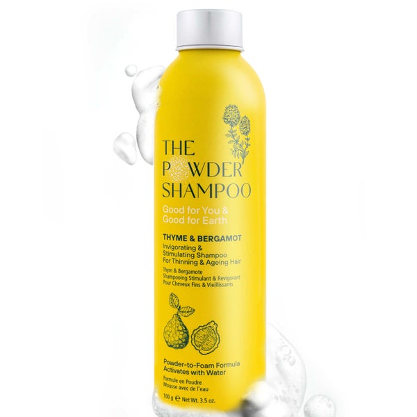 The Powder Shampoo Invigorating & Stimulating Shampoo 100g (Thyme & Bergamot)