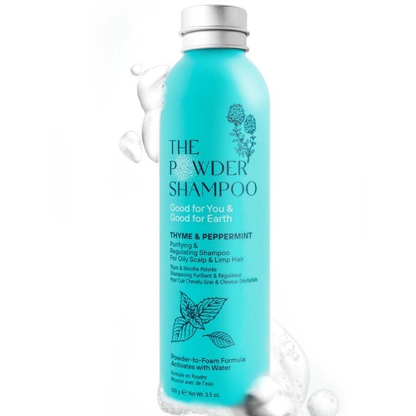 The Powder Shampoo Purifying & Regulating Shampoo 100g (Thyme & Mint)