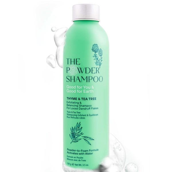 The Powder Shampoo Exfoliating & Balancing Shampoo 100g (Thyme & Tea Tree)