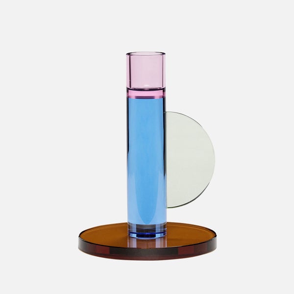 Hübsch Astro Candlestick - Blue
