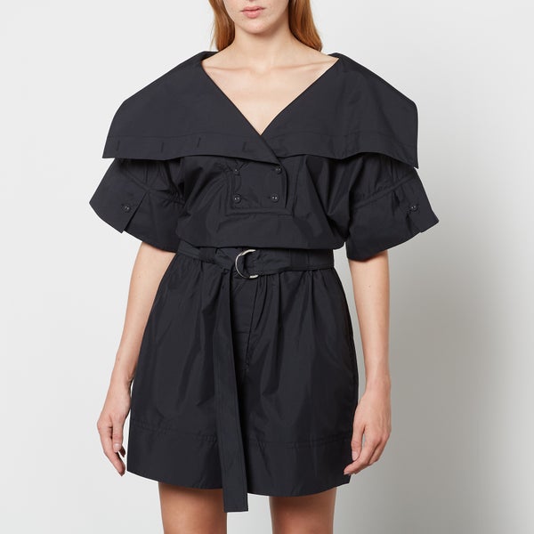 3.1 Phillip Lim Women's Cotton Poplin Romper Playsuit - Black