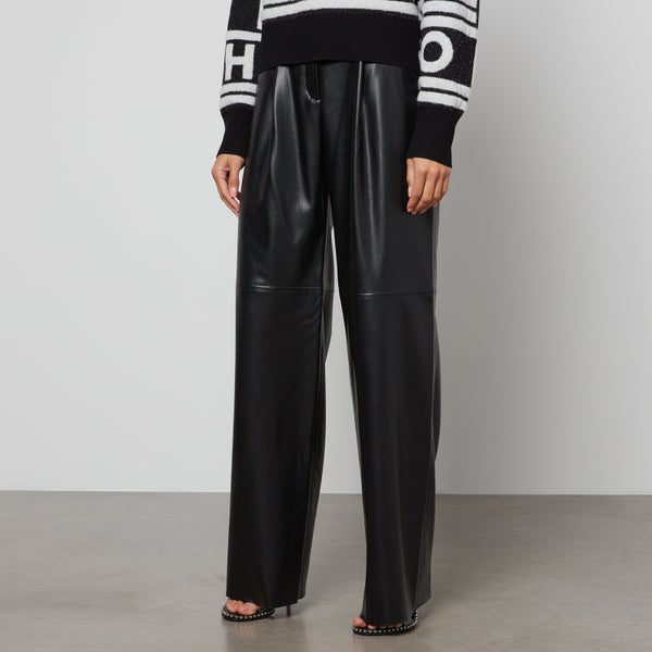 HUGO Herede Faux Leather Trousers