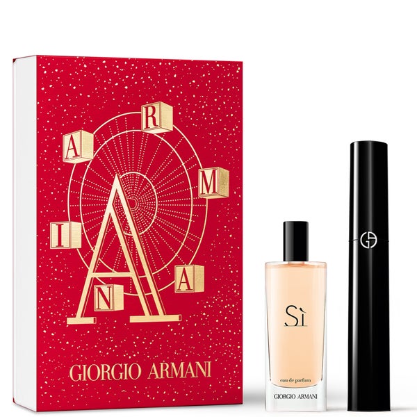 Armani Si Eau De Parfum and Eyes to Kill Mascara Beauty Gift Set for Her