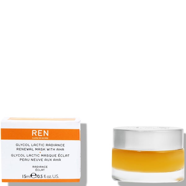 Mascarilla regeneradora Glycol Lactic Radiance de REN Clean Skincare 15 ml
