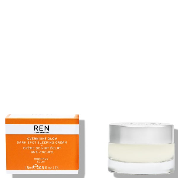 REN Clean Skincare Overnight Glow Dark Spot Sleeping Cream krem na noc eliminujący ciemne plamy 15 ml