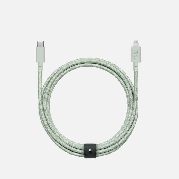 Native Union Charging Belt Cable 3m - USB-C to Lightning - Sage