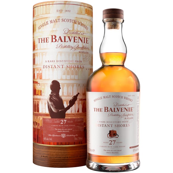 The Balvenie Stories A Rare Discovery From Distant Shores 27 Year Old Single Malt Scotch Whisky 70cl