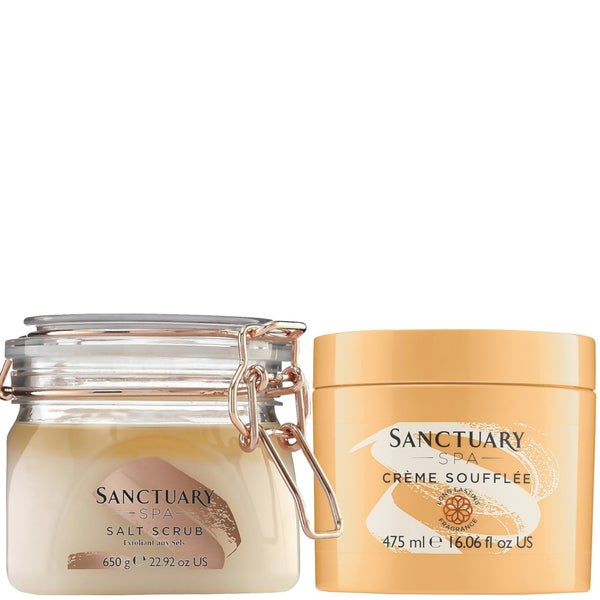 Sanctuary Spa Signature Salt Scrub & Whipped Crème Souffle Set