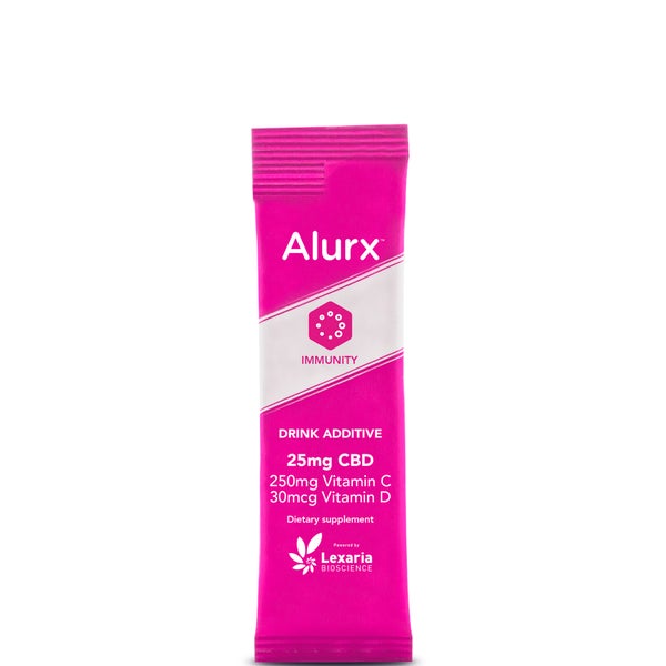 Alurx CBD Drink Additive with Vitamin C and D Powder - Vanilla (7 Count)