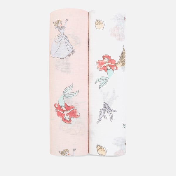 aden + anais Essentials Cotton Swaddles - Disney Princess™ (2 Pack)