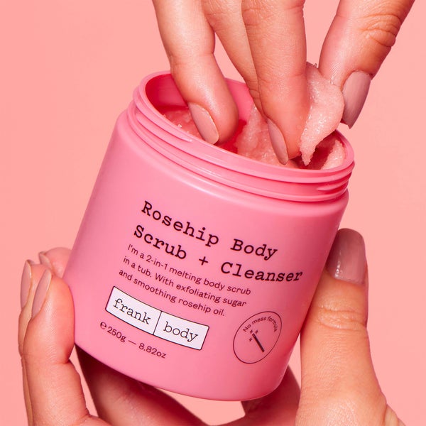 Frank Body Rosehip Body Scrub and Cleanser 250g