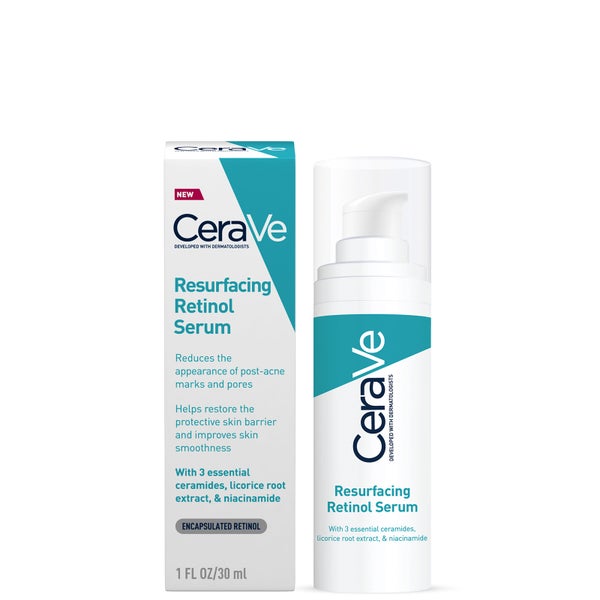 CeraVe Resurfacing Retinol Serum with Ceramides and Niacinamide for Blemish-Prone Skin serum do skóry skłonnej do wyprysków 30ml
