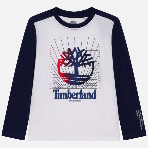 Timberland Kids’ Graphic Print Organic Cotton-Jersey T-Shirt