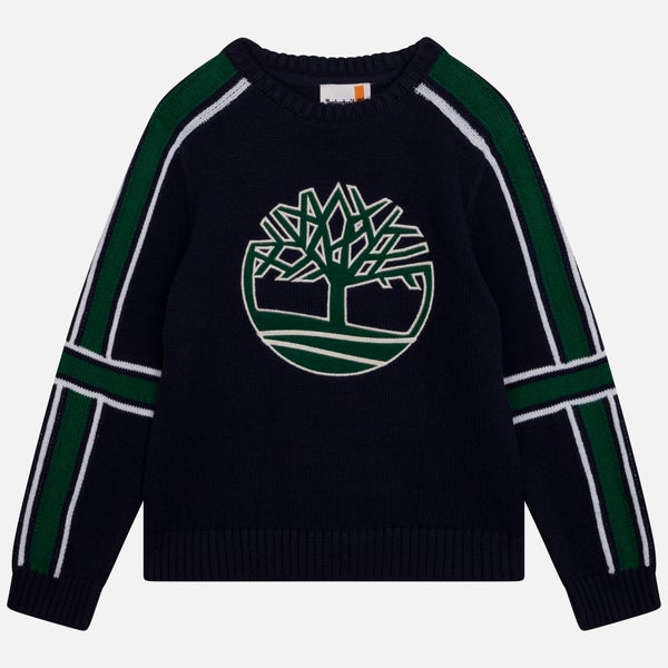 Timberland Kids’ Cotton and Wool-Blend Knit Jumper