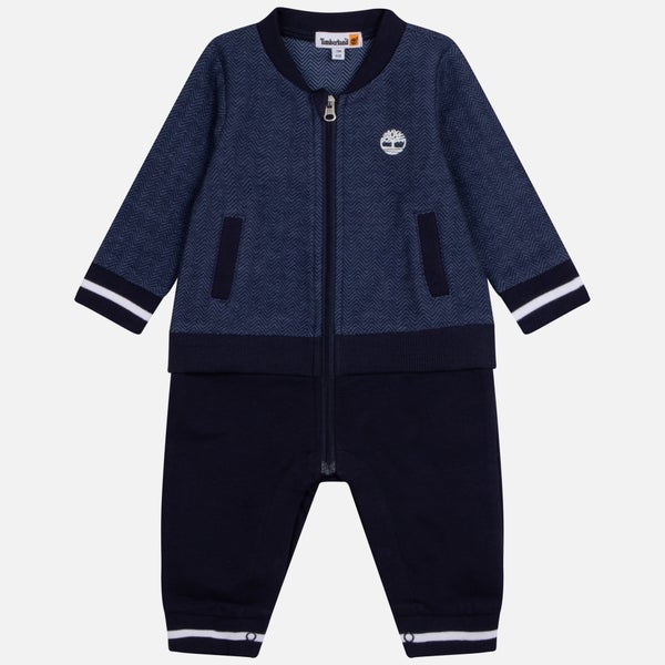 Timberland Babies’ Herringbone Baby Grow