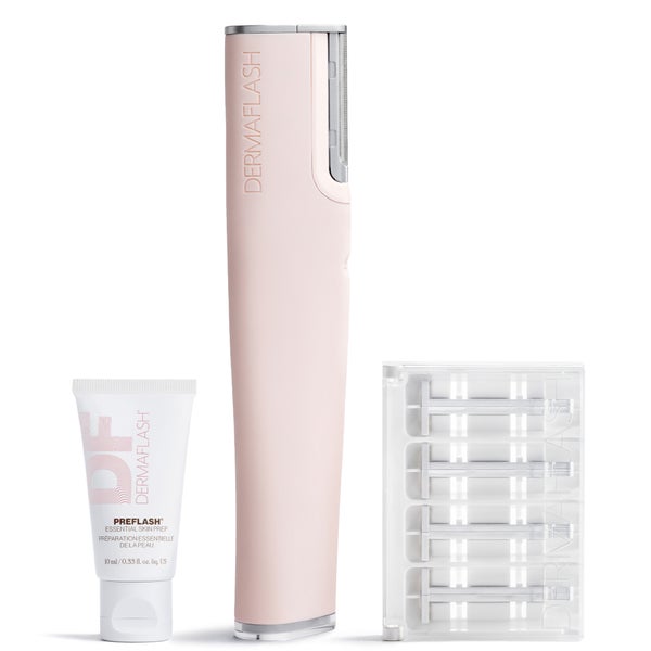 DERMAFLASH LUXE+ Advanced Sonic Dermaplaning and Peach Fuzz Removal - Blush