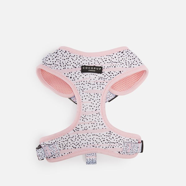 Cocopup Adjustable Dog Harness - Pink Dalmatian