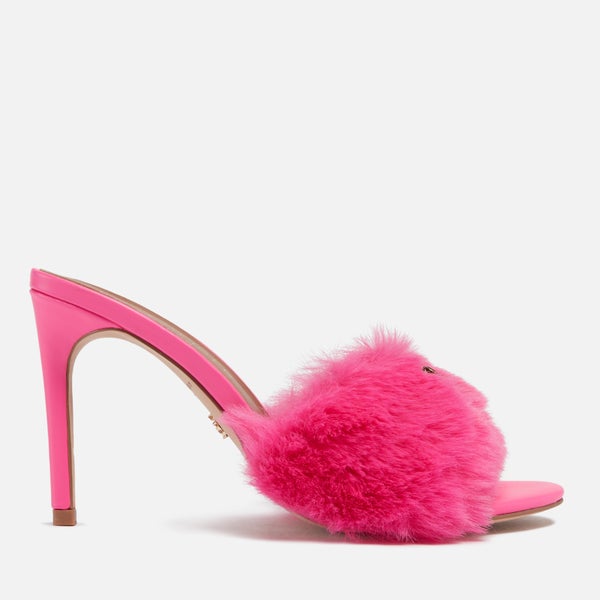 Kurt Geiger London Kensington Faux Fur Heeled Mules