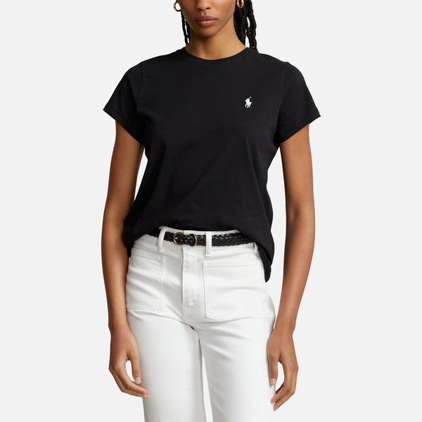Polo Ralph Lauren Rundhals-T-Shirt aus Baumwolljersey - Polo Black