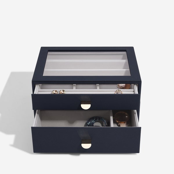 Stackers Classic 2 Set Jewellery Drawers - Navy