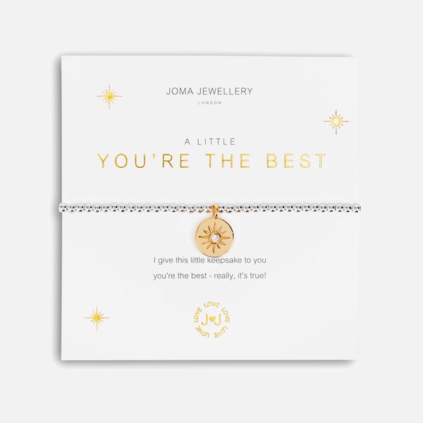 Joma Jewellery Women's You're The Best Bracelet - Silver