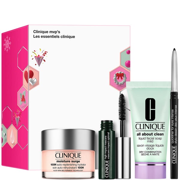 Clinique MVP's A Collection of Fan Favourites Skincare and Makeup Gift Set (Worth £48.29)