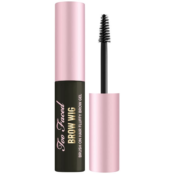 Too Faced Brow Wig Brush On Hair Fluffy Brow Gel - Soft Black