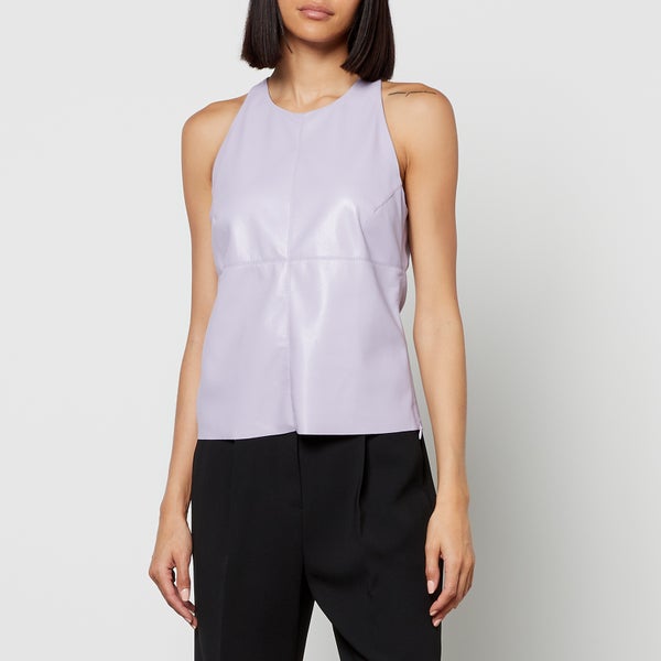 Nanushka Teza Vegan Leather Top