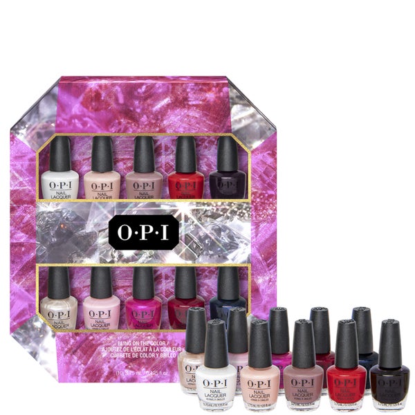 OPI Jewel Be Bold Collection Nail Lacquer 10-Piece Mini Pack (Iconics)