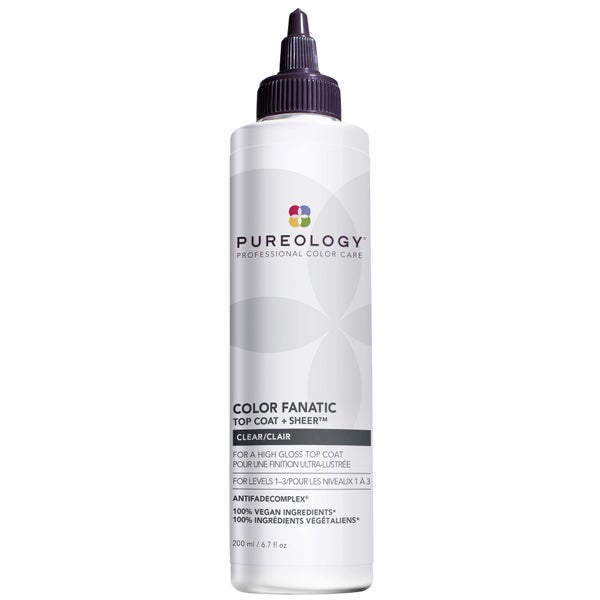 Pureology Colour Fanatic Top Coat and Sheer Clear 200ml