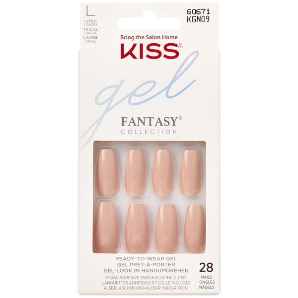 KISS Gel Fantasy Nails (forskellige nuancer) - Nuance: #ddae9c||Ab Fab