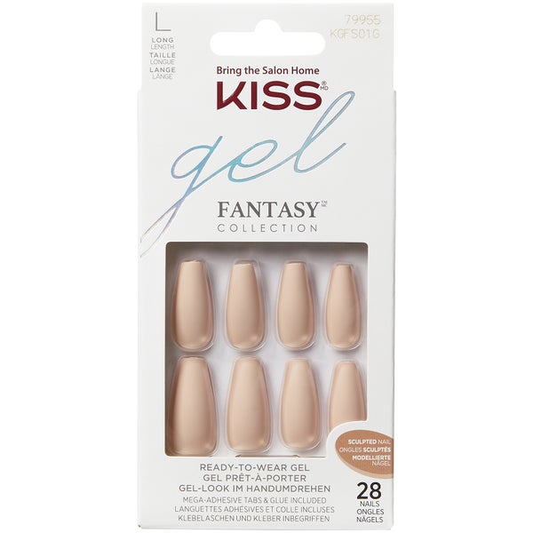KISS Gel Fantasy Sculpted Nails (forskellige nuancer) - Nuance: #e9cdb7||4 the Cause