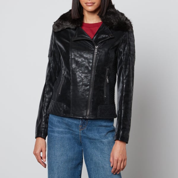 Guess Olivia Faux Leather Jacket